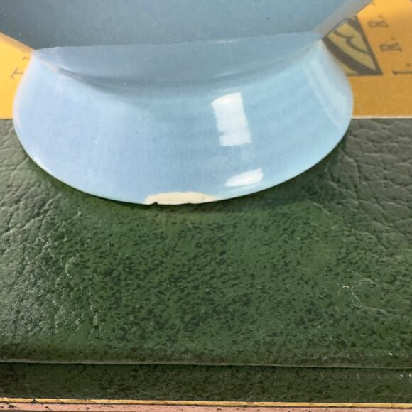 Vintage Homer Laughlin Genuine Fiesta Blue Creamer Dish PLEASE READ - Picture 7 of 9